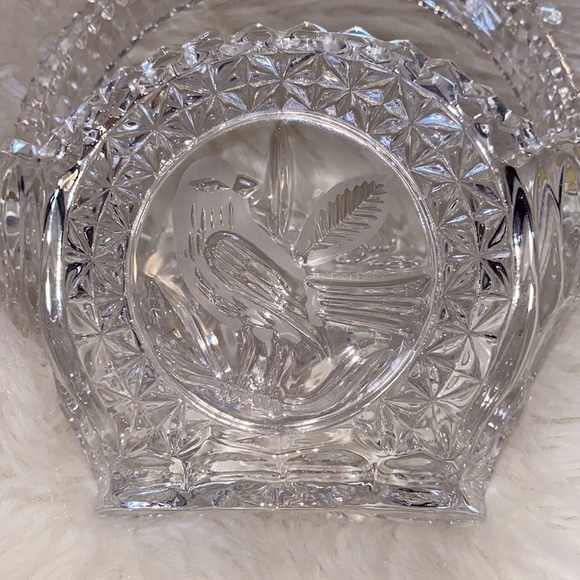 Vintage Hofbauer crystal basket - Picture 2 of 10